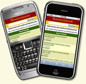Schottenland Mobil auf Nokia und iPhone