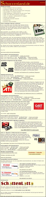 Schotteninfo Newsletter