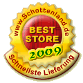 Schottenland.de BestStore 2009, Schnellste Lieferung Gold