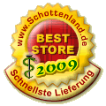 Schottenland.de BestStore 2009, Online-Apotheken, Schnellste Lieferung Gold
