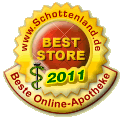 Schottenland.de BestStore 2011, Online-Apotheken, Beste Online-Apotheke Gold, Gesamtsieger