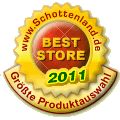 Schottenland.de BestStore 2011, Größte Produktauswahl Gold