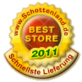 Schottenland.de BestStore 2011, Schnellste Lieferung Gold