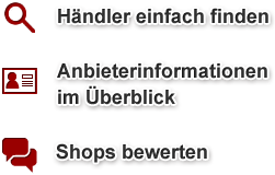 Hndler einfach finden, Anbieterinformationen im berblick, Shops bewerten